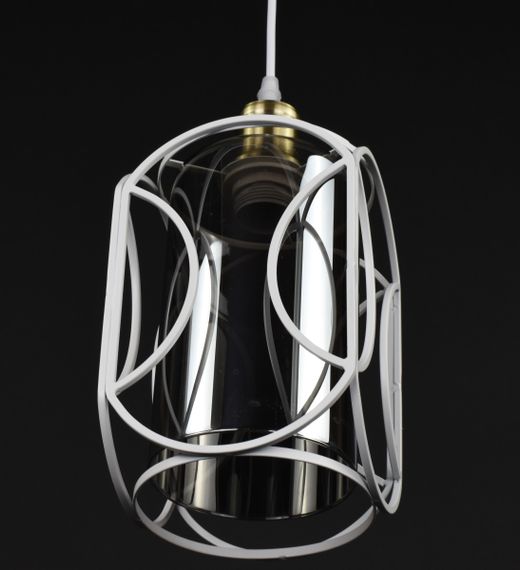 Люстра підвісна LOFT на 1 лампочку 27754 Білий 35-100х15х15 см. | Зображення 2