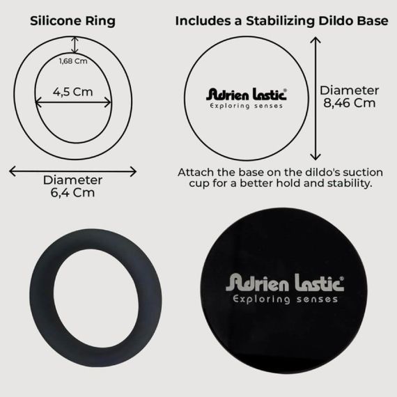 Трусики для страпона Adrien Lastic Strap-ON Harness черные sexstyle | Зображення 2