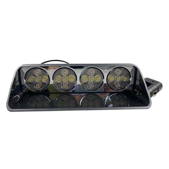 Проблисковий LED-маячок стробоскоп 9-80В білий спалах 280х140х70 мм | Зображення 1