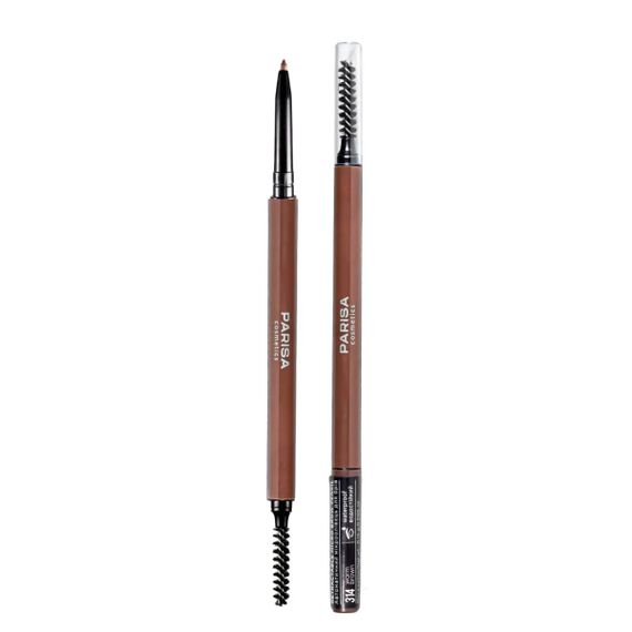 Механический карандаш для бровей Parisa Cosmetics 314 Теплый-коричневий