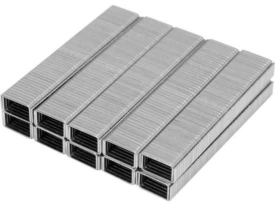 Скоби до степлера Польша YATO YT-70020 i Польша YATO YT-70021, h-6 мм, b-11.3 мм, t-1.2х 0,52 мм, уп. 1000 шт.
