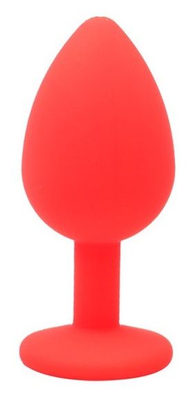 Силиконовая анальная пробка с кристаллом SKN KSIL-24S ( размер S ) sexstyle | Зображення 1