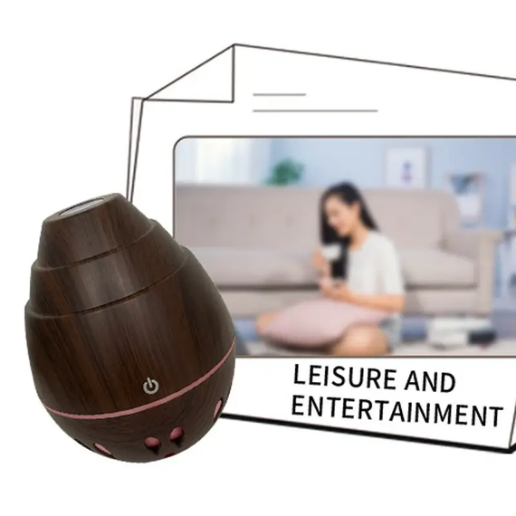 Зволожувач повітря аромадифузор із підсвіткою Humidifier RGB 7 кольорів світла, ультразвуковий 130 мл | Зображення 2