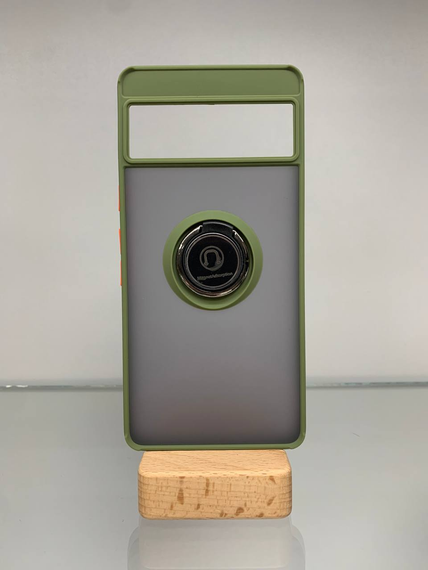 Чохол накладка для Google Pixel 7 Goospery Ring Magnet оливковий