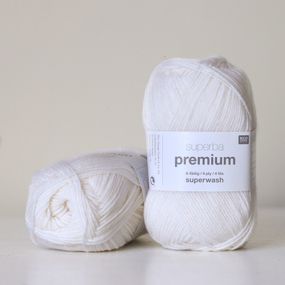 Rico Design Superba Premium Uni 50 г, 001 молочный
