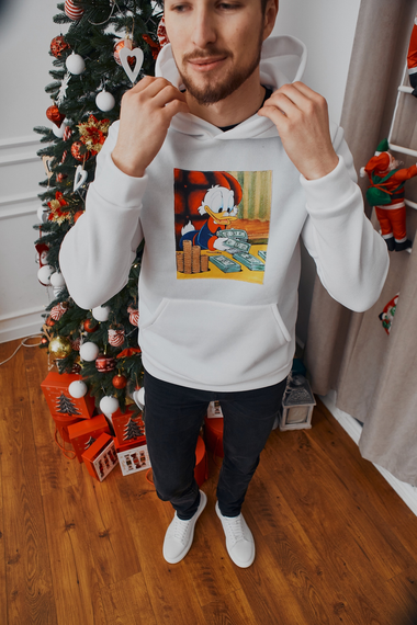 Худи Макдак 1 белый S XL | Зображення 1