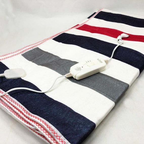 Електропростирадло електричне простирадло з підігрівом Electric Blanket 150х120см в смужку | Зображення 7