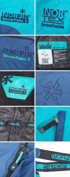Kостюм зимний рыболовный Norfin Норфин Women Snowflake 2 00 размер XS | Зображення 8