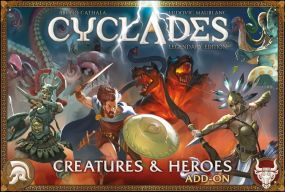 Настільна гра Кіклади. Легендарне видання - Монстри і герої (Cyclades: Creatures & Heroes)