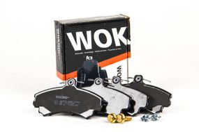 Колодки передні гальмівні Mitsubishi Colt/Volvo S40/V40 1.1-2.0 i/TD 95- (TRW), WOKING (P490302)