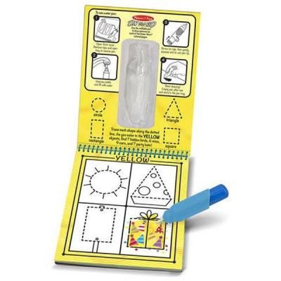 Набор для творчества Melissa&amp;Doug Волшебная водная раскраска Цвета и формы (MD19444) | Зображення 1