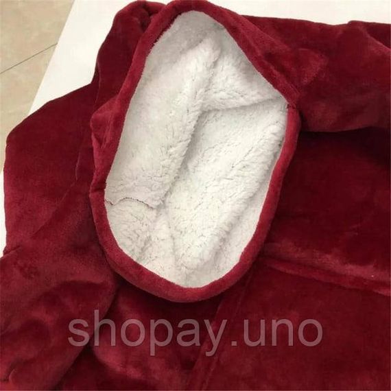 Плед-Толстовка з капюшоном і рукавами Huggle Hoodie Blanket 3-в-1 Унісекс • Теплий худі + Зігріваючий ковдру + Домашній халат | Зображення 1