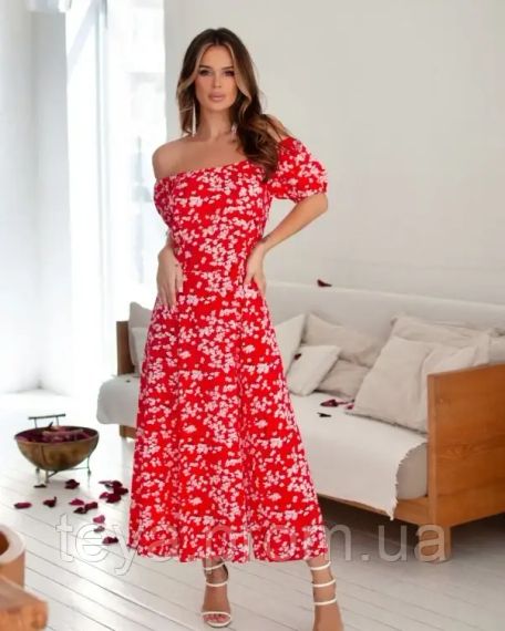 Плаття для жінок колір червоний розмір XL FI_007832