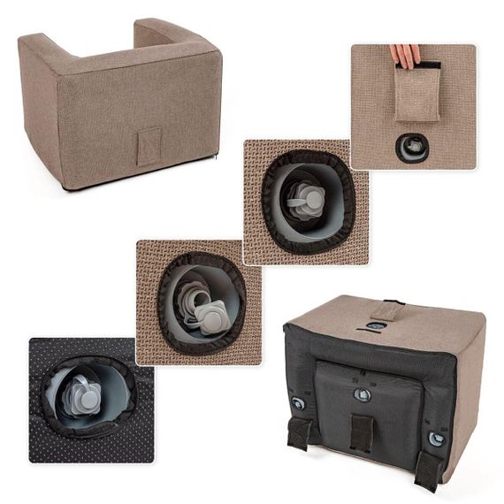 Надувное кресло Коричневое SW-00002291 | Зображення 3