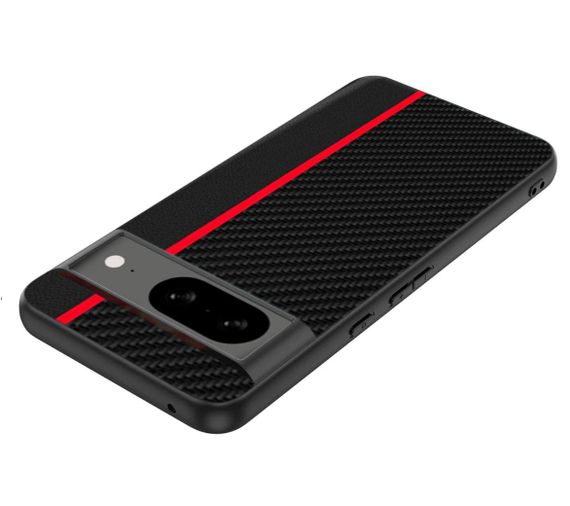 Чехол накладка Primolux CFC для Google Pixel 8 - Black&Red | Зображення 2