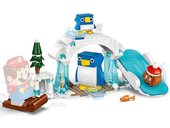 Конструктор LEGO  Super Mario Снігова пригода родини penguin. Додатковий набір (71430) | Зображення 9