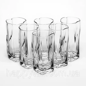 Набір склянок для напоїв Luna Glasses 6 штук по 270 мл HP-17-63