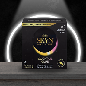 Презервативи SKYN Cocktail Club 3 шт. – ультратонкі, зі смаком коктейлів