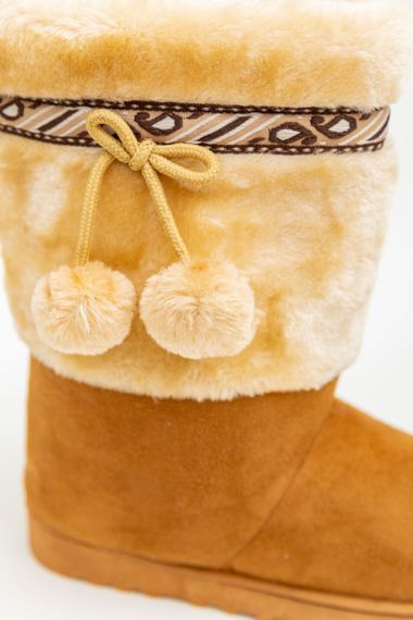 Уггі жіночі, колір бежевий, 131R152626 | Зображення 5