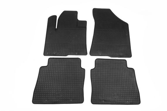 Гумові килимки (4 шт, Polytep) для Hyundai Santa Fe 2 2006-2012рр | Зображення 1