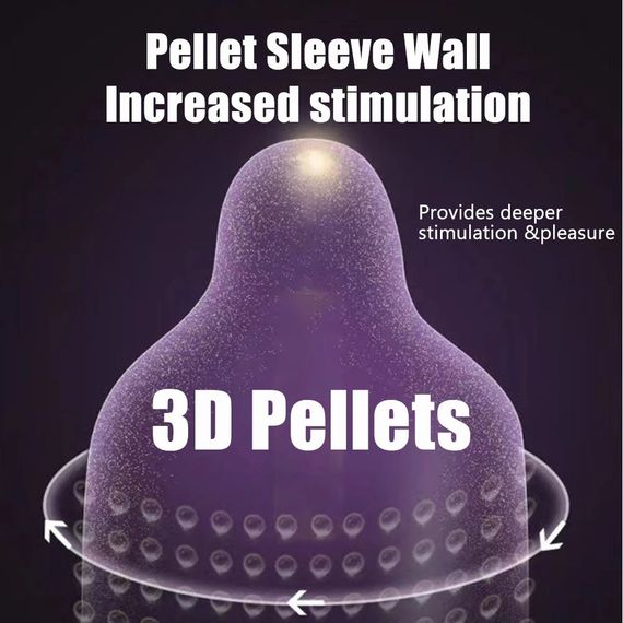 Ультратонкі анатомічні презервативи з гіалуроновою кислотою, пролонгуючим ефектом та крапковою текстурою OLO - Dragon Ball Delay, | Зображення 1