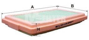 Фільтр повітряний BMW (вир-во M-filter) MFILTER K166 на BMW 3 седан (E21)