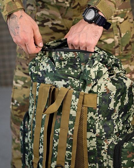 Мілітарі рюкзак 100л тактичний великий похідний баул туристичний рюкзак для експедицій армійський на 100 | Зображення 7