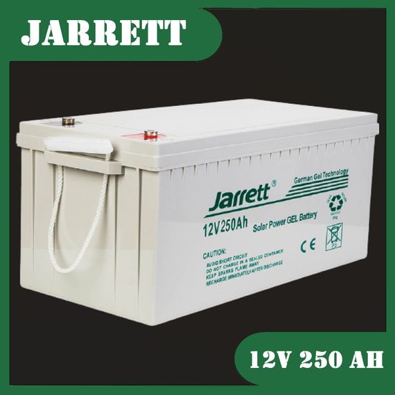 Акумуляторна батарея 12В 100Ач Jarrett GEL Battery 250Ah (234564845_11088) | Зображення 2