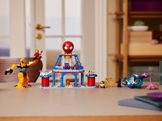Конструктор LEGO Spidey Павутинна штаб-квартира команди Павука 10794 | Зображення 9