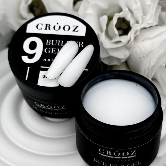 Гель для нарощення нігтів Crooz Builder gel 09 (моочний з шимером) 15мл