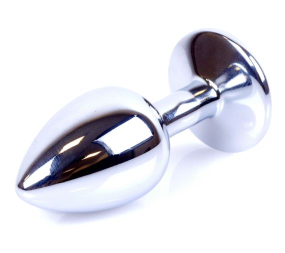 Анальний затор Boss Series - Jewellery Silver PLUG Clear S, BS6400012 sexstyle | Зображення 3