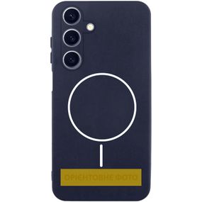 Чехол Silicone Cover Lakshmi Full Camera (AA) with Magnetic Fit для Samsung Galaxy A07 Темно-синий / Midnight blue
