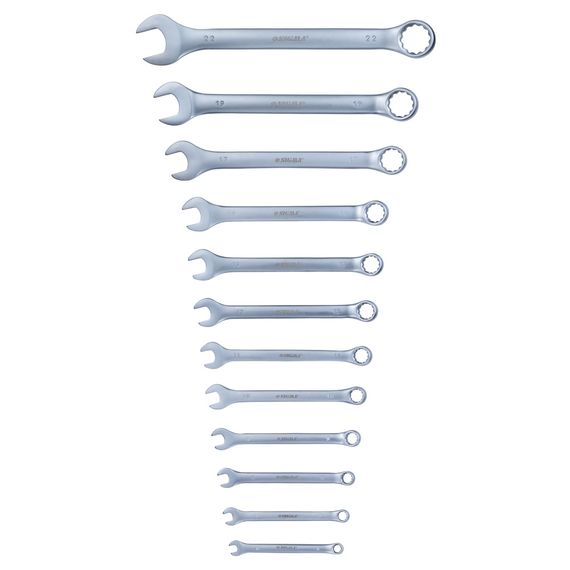 Ключі ріжково-накидні Sigma 12 шт 6-22 мм CrV (6010121) | Зображення 2