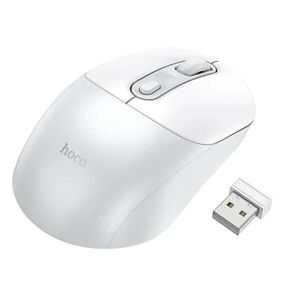 Миша бездротова HOCO GM28, 1600DPI, 2.4GHZ, White, Blister