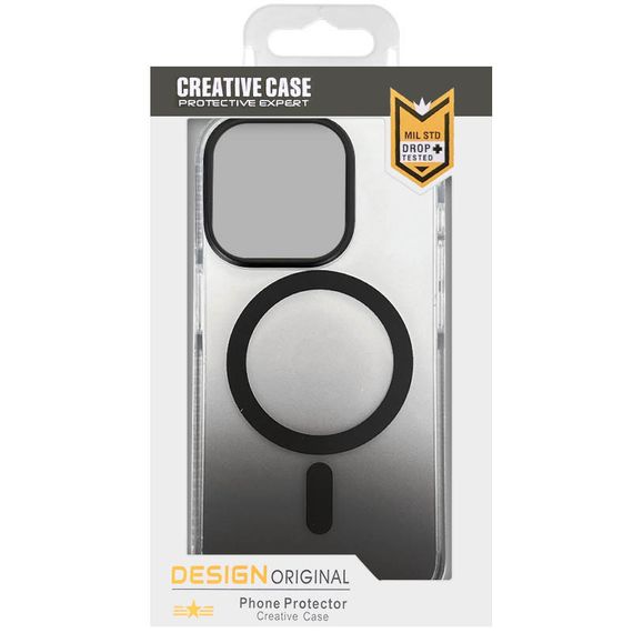 Чехол TPU+PC Phantom with MagSafe для Apple iPhone 15 (6.1") Black | Зображення 2