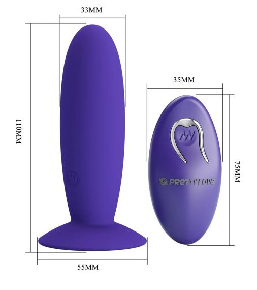 Анальний стимулятор з вібрацією Pretty Love Youth, BI-040045WL sexstyle | Зображення 4