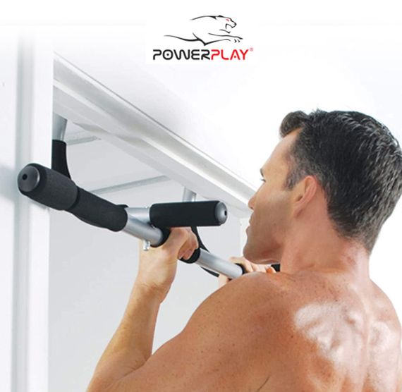 Турнік дверний багатофункціональний PowerPlay 4129 Pull Up Pro Black | Зображення 2