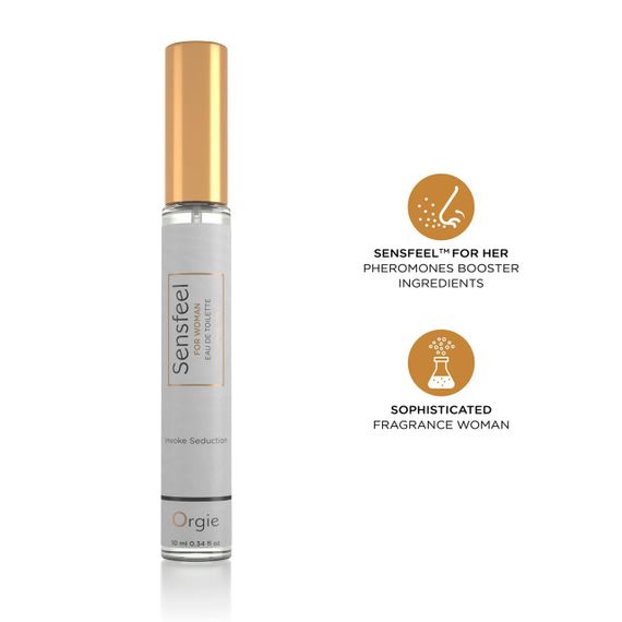 Жіночі парфуми з феромонами Orgie – Sensfeel for Woman Travel Size (10 мл), квітково-фруктовий аромат Sex Aura | Зображення 2