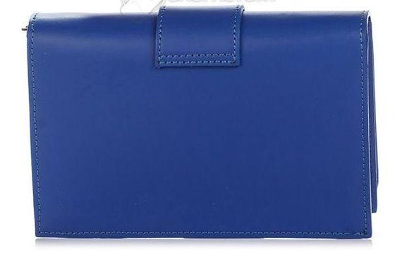 Кожаный клатч Genuine Leather синий | Зображення 1
