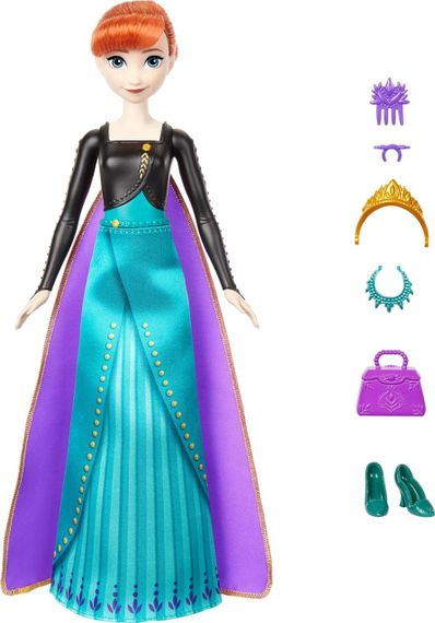 Лялька Анна з аксесуарами Крути та прояви Крижане серце Anna Disney Frozen Spin & Reveal | Зображення 1