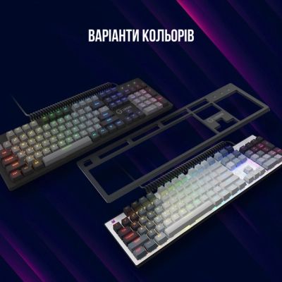 Клавиатура Lorgar Azar 514 RGB USB UA Black (LRG-GK514B-UA) | Зображення 3