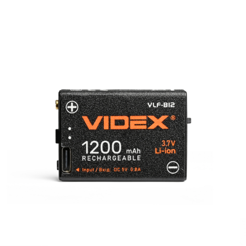 Акумулятор VLF-B12 Li-lon 3,7V 1200mAh захист (бл-1шт) Videx | Зображення 5