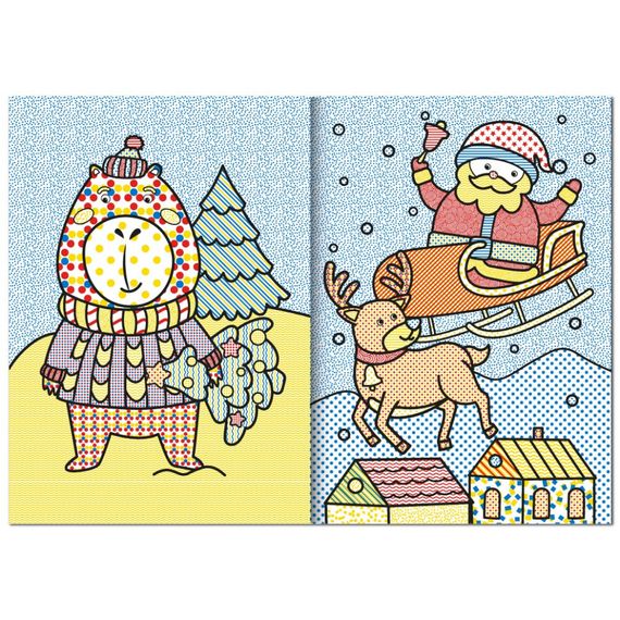 Дитяча аква-розмальовка з водним маркером "Santas Colors" НТ-43-01 | Зображення 1