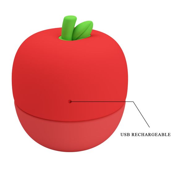 Вибростимулятор PRETTY LOVE APPLE SECRET, 12 licking settings, Silicone ABS sexstyle | Зображення 3