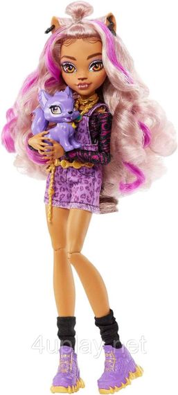 Кукла Монстр Хай Клодин Вульф с аксессуарами и котенком Полумесяц Оригинал Mattel Monster High Clawdeen Wolf | Зображення 3