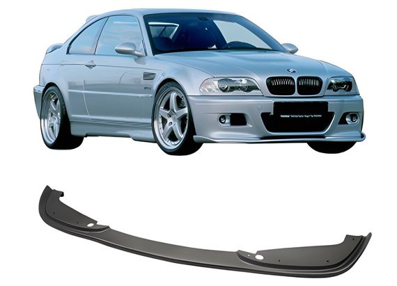 Передня Lip накладка DPT (Для Hamman, чорний глянець) для BMW 3 серія E-46 1998-2006 рр