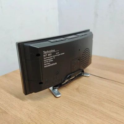 Настільний годинник Technoline WT460 Blue LED з радіо Black/Silver (DAS301824) | Зображення 7