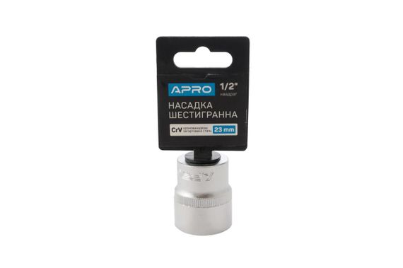 Головка шестигранная Apro - 23 мм x 1/2" (252723) | Зображення 1