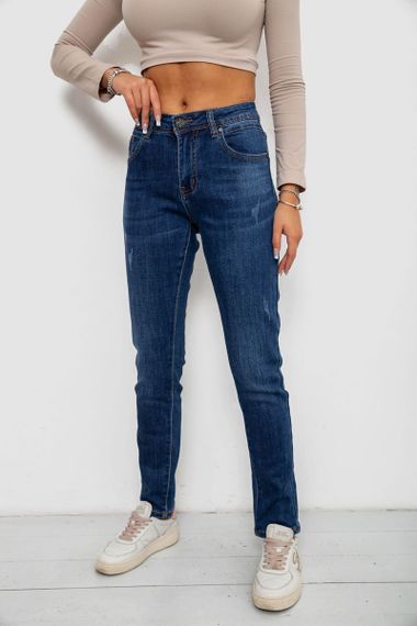 Джинсы женские на флисе, цвет синий, 244RVE951 | Зображення 2