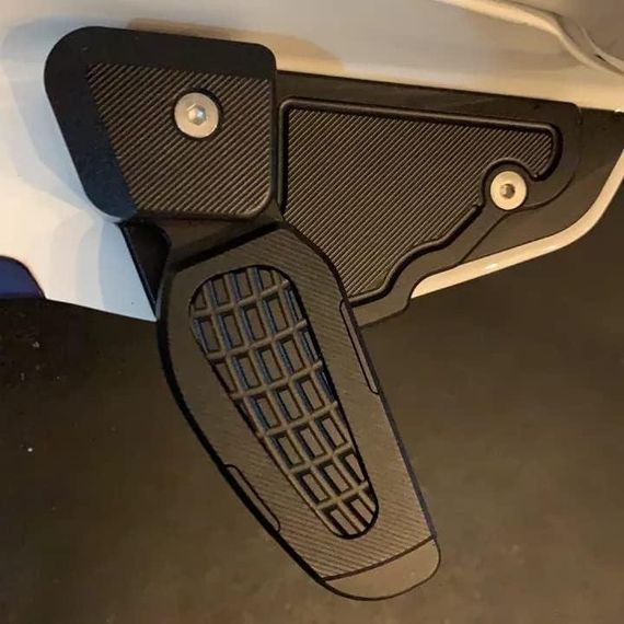 Мотоциклетні пасажирські підніжки — складні подовжувачі для ніг, універсальні задні підставки | Зображення 1